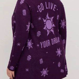 TORRID DISNEY OPEN CARDIGAN SHARK BITE NWT 30W TORRID 6